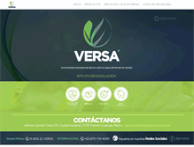 Tablet Screenshot of grupoversa.com